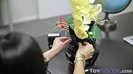 Petite asian gives head and rides with high definition fingering masturbation hardcore handjob 😍