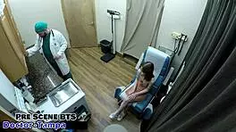 Dr tampa - the unapparent trap - daisy bean as petite teen nurse with patient in florida hospital backstage
