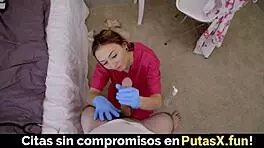 horny nurse bends over for my cock in hospital