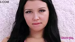 amazing new brunette teen