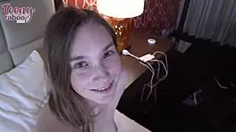 Cum in babysitter's ass as Seth Brogan fucks blonde Claire Roos