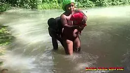 Stunning Ebony Milf Boned With Big Black Cock