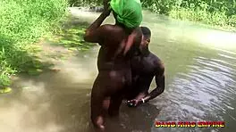 Stunning Ebony Milf Boned With Big Black Cock