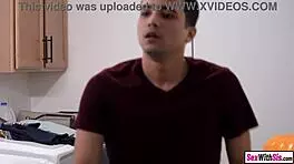 whipped cream fun with sexy teen group