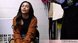 Pretty Vanessa's Intriguing Mall Cop Punishment Fuck