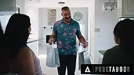 Asian girls lulu chu and kimmy kimm explore doppelganger fantasy together