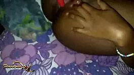 enticing brunette teen explores big black cock passionately in homemade scene