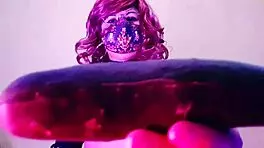 trailer tranny masturbates with cucumber first time - maddy diamond