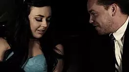 Did Whitney Wright's prom night as a teen brunette student turn into taboo group sex with hardcore banging, blowjob, and deepthroat in outdoor reality?