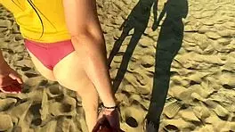 Wow met my stepsister at the beach teased in the cabin and ended up having rough sex at home