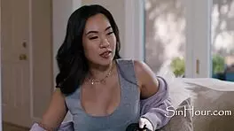 Innocent Asian Girl Gets A Taste Of Domination From Her Couple Friend - Seth Gamble Lulu Chu Kimmy Kimm