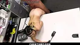 Back Office Interrogation Turns Into A Hardcore Lesson For A Shoplifting Teen 18+ - Fuckthief
