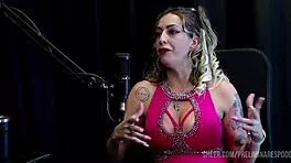 Intense best moments of Julia Fontanelli in preliminares podcast with Bia Hot part 2