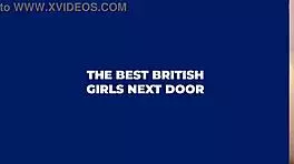 British Teen's First Spitroast with Huge Cocks