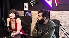 Lady Snow and Lord Kenobi's sensual cast moments in sheer red 😏