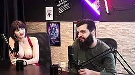 Lady Snow and Lord Kenobi's sensual cast moments in sheer red 😏