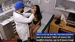 tampa university entrance physical with misty addams spreading her pussy