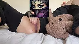 Strawberry inside my hot perfect tight teen pussy-i miss your dick mi amor- arabian snowwhite usa los angeles