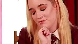 British Student Does Upskirt J.O.I.!