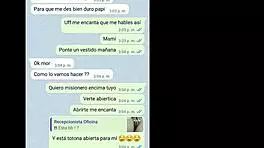 Latina girl bouncing hard on that big black cock