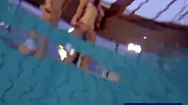 horny girls: 'let's strip each other in the pool'