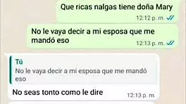 doña mary undresses when her husband goes away