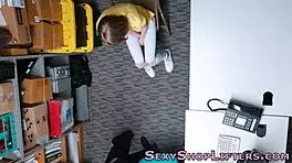 i got caught shoplifting and sprayed with cum