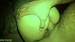 That Pretty Goth Girl with the Tattooed Pussy Got Roughly Fucked Late at Night, Moaning Loudly