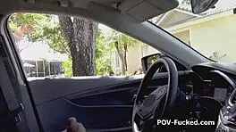 Blonde Teen Pounded from Behind