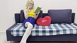 Was the teaser amateur student girl fucked by her tricky wizard-tutor?