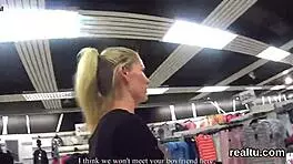 Glamorous czech teen gets seduced in supermarket and reamed in pov