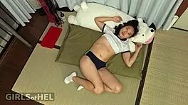 Petite Japanese Babe Teases Herself To A Real Orgasm With Toys