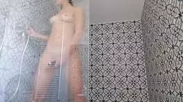 I had a very hot and sensual shower with my beautiful latina babe 😘