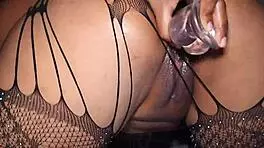 Petite ebony cant get enough of playing with her new toy christy summers ebony solo masturbation