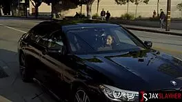 Petite babe avery black stretches pussy for interracial sex