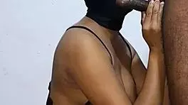 Negra Esplendida Mamando Guebo Saca La Leche Con Du Boca