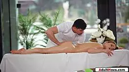 Petite Russian Babe Gets Ass Fingered, Sucked, and Anal Fucked with Deepthroat and Massage