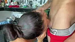 Interracial Sex With Brunette Latina