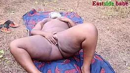 Horny Bush Babe Gets Fucked In Ass By Monster Cock Outdoors