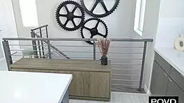 cock tease lets her man drain balls in her cunt