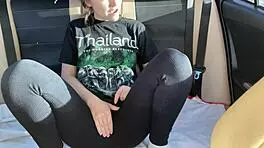 Public Squirt In The Backseat Of Someone Elses Car 😏