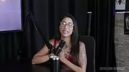 compilados da luciana picchi no bora cast com bruna carlos e matheus caetano - parte 1 watch on sheer red