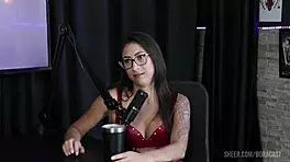 compilados da luciana picchi no bora cast com bruna carlos e matheus caetano - parte 1 watch on sheer red