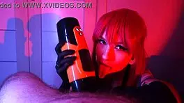 I Satisfy Him With Our New Sex Toy And Finish With A Blowjob