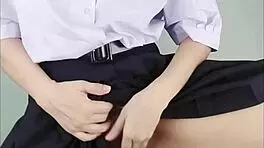 Thai Student Uses Dildo On Pussy, Rubs Intensely, Begs For Cock!