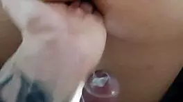 I'm fucking my friend's tight pussy at home