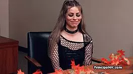 so, in the office, two teachers are riding principal tony's hard dick