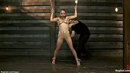 Petite Latina Toyed And Whipped