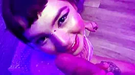 Cute alt teen fucks lucky guy for creamy cum 😋