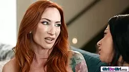 My stepdaughter gives me my first rimjob